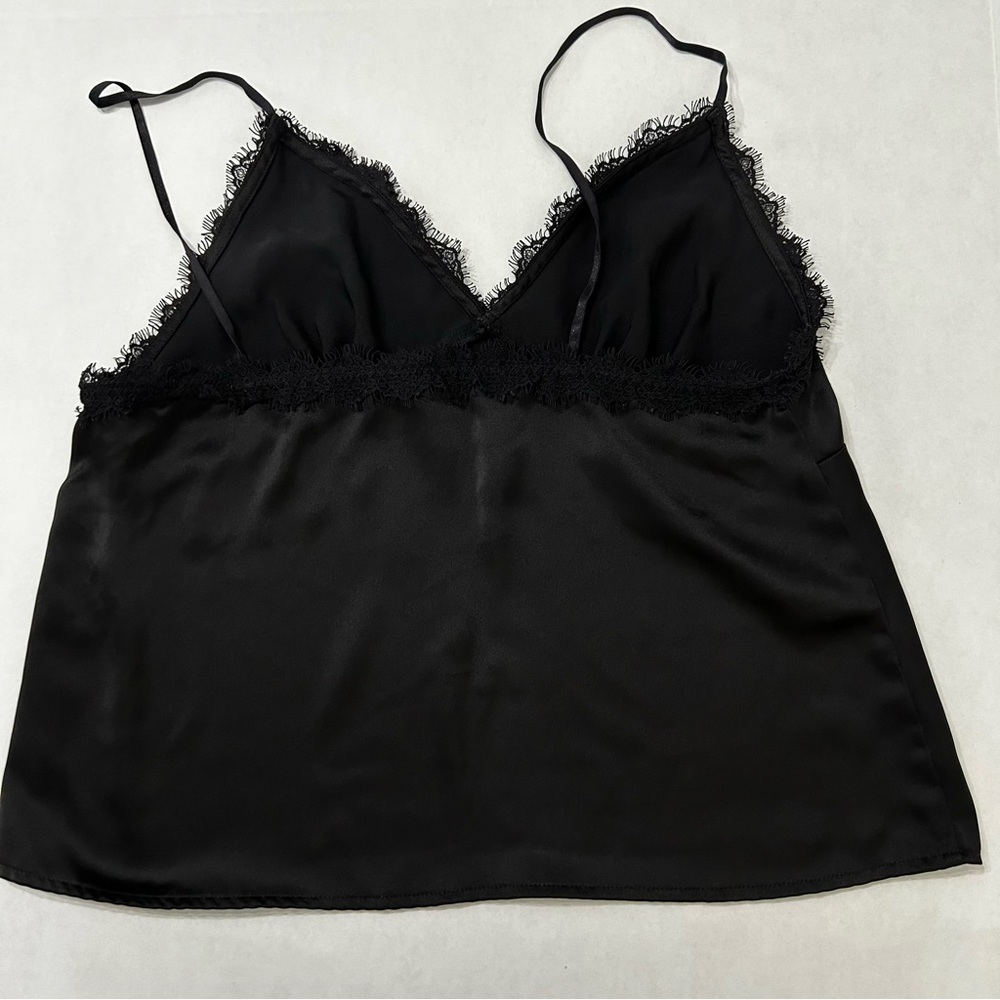 Forever 21 Black Lace Coquette Babydoll Cami Y2K  Feminine size Large